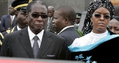 President Robert Mugabe and his wife Grace. File