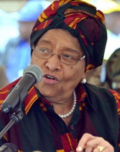 The White House said that Johnson Sirleaf -- a rare female African leader who came to power in 2006 amid a wave of optimism -- will meet US President Barack Obama at the White House to discuss Ebola response and the grueling task of economic recovery (AFP Photo/Zoom Dosso) 