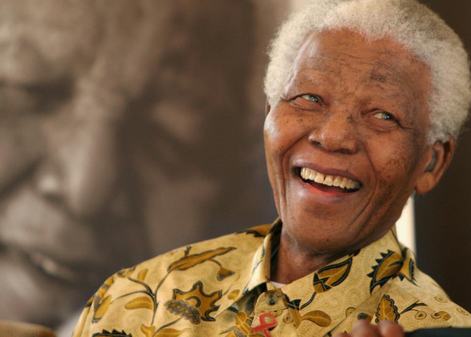 FILE- In this Dec. 7, 2005 file photo, former South African President, Nelson Mandela, smiles at the Mandela Foundation in Johannesburg. The former political prisoner who became the country's first black president in 1994 died in December 2013 at the age of 95. Pan Macmillan said Tuesday, March 24, 2015, that it will publish the sequel to Mandela's best-selling autobiography "Long Walk to Freedom" in Britain, South Africa, India and Australasia in 2016. U.S. and Canadian rights have not yet been sold. (AP Photo/Denis Farrell)