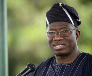 Nigerian President Goodluck Jonathan comes from a family of canoe makers. He became a zoology lecturer and worked on environmental issues before entering politics in 1998 (AFP Photo/Pius Utomi Ekpei) 