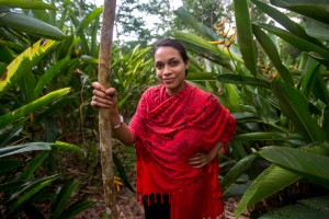 This stick gave me a little stability while walking through the farm in the rain in the central region of Ghana,” says Rosario Dawson, who shares images of her recent trip to Africa here. “We were able to find natural essential oils such as ylang ylang, patchouli and cinnamon, as well as flowers that we use at our Studio One Eighty Nine events in Ghana. We hope that eventually the farm will be a source of cotton for use in our collection!” Adam Desiderio