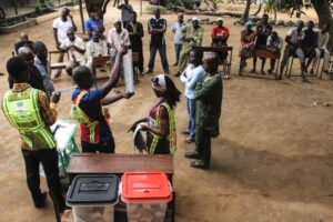 Nigeria's first-ever peaceful transition after elections this week has inspired hopes that it could spark a trend among other African countries where democracy has failed to take hold (AFP Photo/Emmanuel Arewa) 