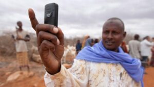 Africans have skipped the landline stage of development and jumped right into the digital age, according to a new study that found cell phones are now as common in South Africa and Nigeria as they are in the United States. Getty Images/Mike Goldwater