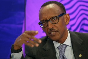 Rwandan President Paul Kagame, “like all heads of state who change term limits, wants to give the impression that he would prefer to leave but is reluctantly staying on for the good of his people.” Photographer: Simon Dawson/Bloomberg