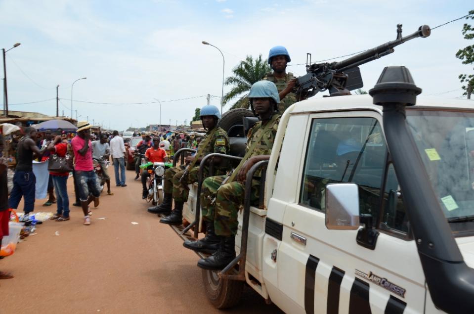 Central African Republic, Bangui Fighter's Market Stock Photo - Alamy