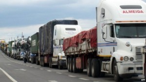 Negotiating borders can be difficult for lorries carrying goods between countries