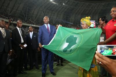 ÄUC Chairperson Dr Nkosazana Dlamini Zuma addresses the opening ceremony of the African Games in Brazzaville, Congo. 4th September 2015