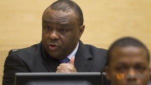 Jean-Pierre Bemba, a former vice president of the Democratic Republic of Congo, speaks at the opening of his trial in The Hague November 22, 2010