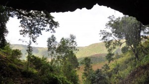 Mota cave in Ethiopia, where researchers found the body of a 4,500-year-old man whose DNA was still preserved.