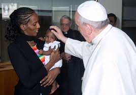 Sudanese Christian woman who faced death for faith meets Pope Francis - LA Time
