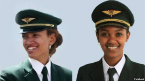 Ethiopian Airlines Pilot Amsale Gualu and First Officer Selam Tesfaye