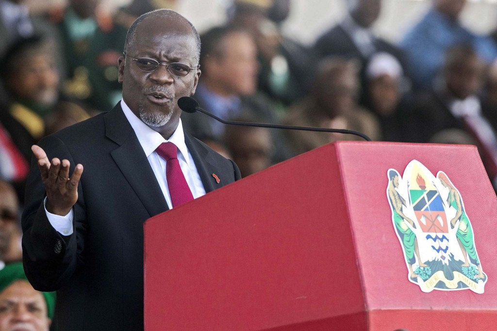 John Magufuli Photographer: Daniel Hayduk/AFP/Getty 