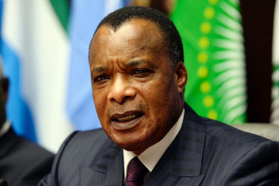 A controversial referendum in October 2015 allowed Congo-Brazzaville President Denis Sassou Nguesso to extend his 31-year rule (AFP Photo/Thierry Charlier)