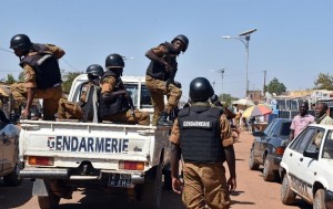 Burkina Faso deployed 25,000 members of the security forces to keep the peace during the election (AFP Photo/Issouf Sanogo)