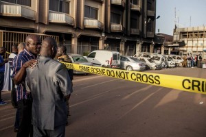 People wait to reclaim their luggage following the attack at the Splendid hotel in Ouagadougou, Burkina Faso. Radical Islamist groups have warned they are planning similar attacks to those that killed 30 people in Burkina Faso’s capital. PHOTO: EUROPEAN PRESSPHOTO AGENCY