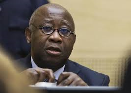 Former Ivory Coast President Laurent Gbagbo attends a confirmation of charges hearing in his pre-trial at the International Criminal Court in The Hague 