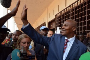 Faustin Archange Touadera leaves a polling station in Bangui, February 14. Touadera has been elected as Central African Republic's new president and faces a raft of challenges in rebuilding the conflict-torn country. ISSOUF SANOGO/AFP/GETTY IMAGES