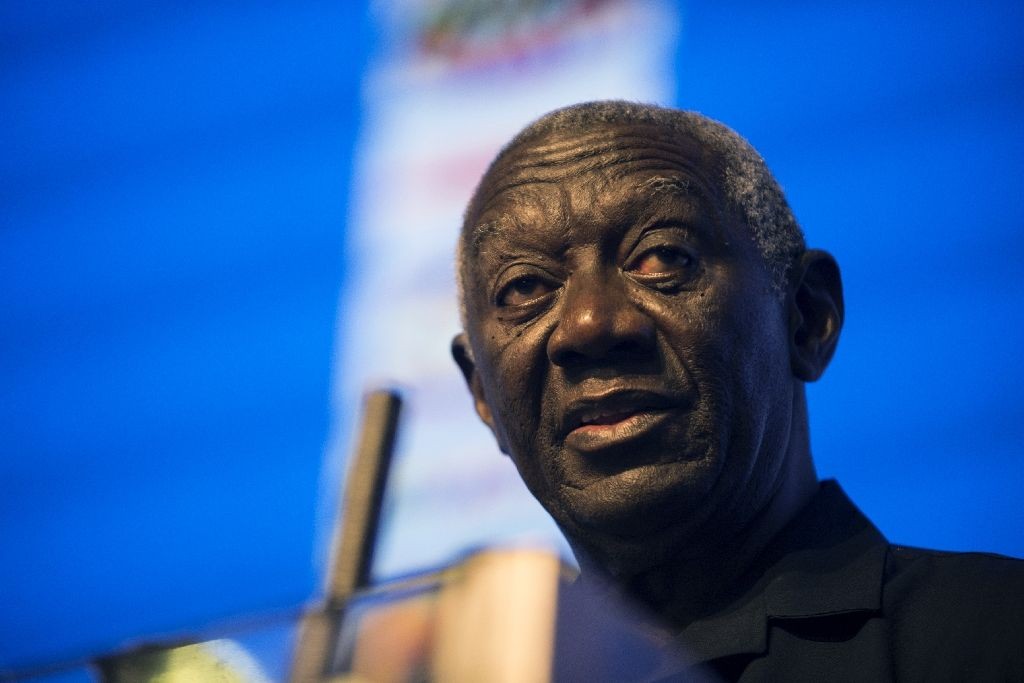 The eldest son of former president of Ghana John Kufuor is said in leaked documents to have controlled a $75,000 bank account in Panama for his father and his mother that he ran through an offshore company (AFP Photo/Mujahid Safodien)