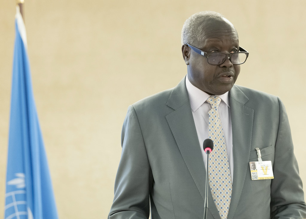 Foreign Affairs Minister Nhial Deng Nhial