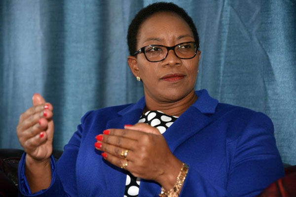Health Cabinet Secretary Sicily Kariuki during an interview at her office in Nairobi on November 9, 2018. PHOTO | EVANS HABIL | NATION MEDIA GROUP