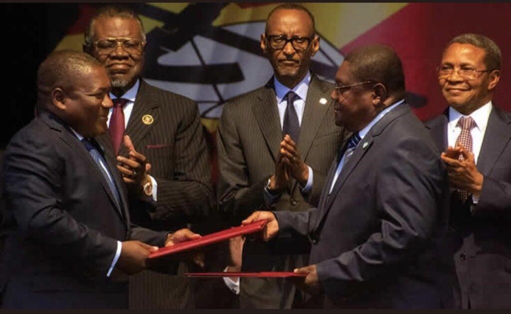 Serving and former Presidents from several countries graced the signature ceremony of a new peace accord between the government and the leading opposition movement recently