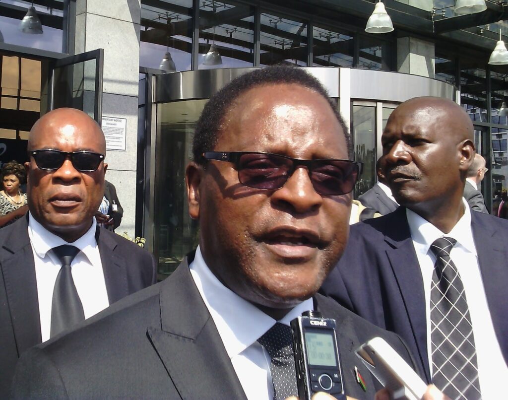 Opposition challenger Dr. Lazarus Chakwera