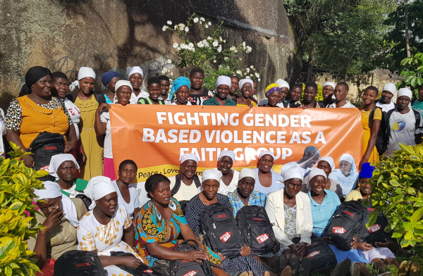 Fighting GBV as a faith group under .Photo AWET.