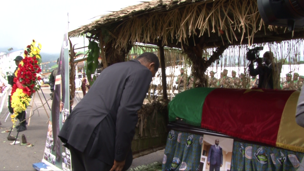 Minister Paul Atanga Nji pays last respect to Late Ekema Patrick Esunge