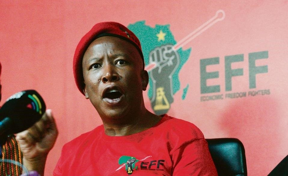 Julius Malema was re-elected unopposed as the leader of the Economic Freedom Fighters (EFF)