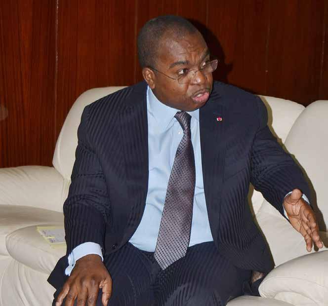 Cameroon's Minister of Finance Louis Paul Motaze