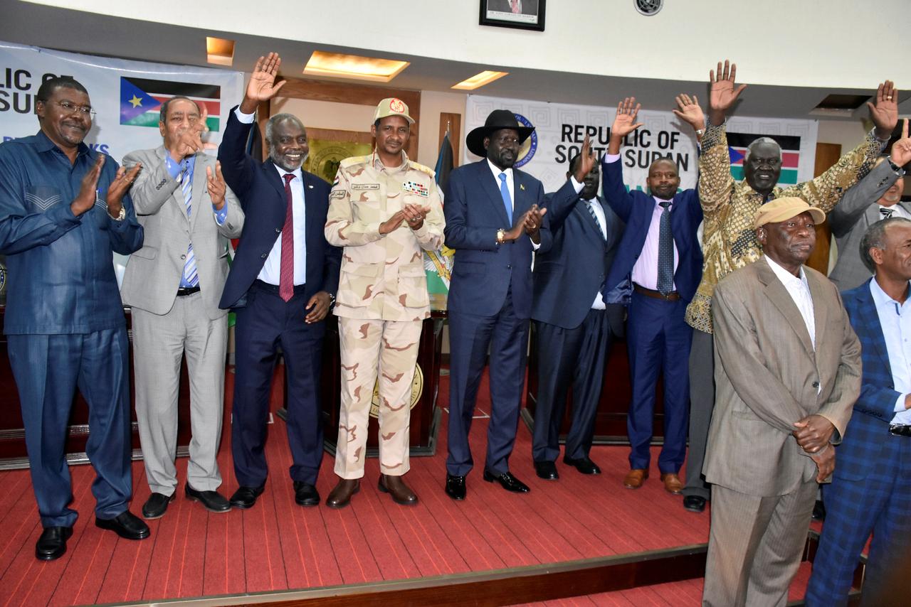 A festive mood in Juba at the signing of the historic deal. Photo Reuters