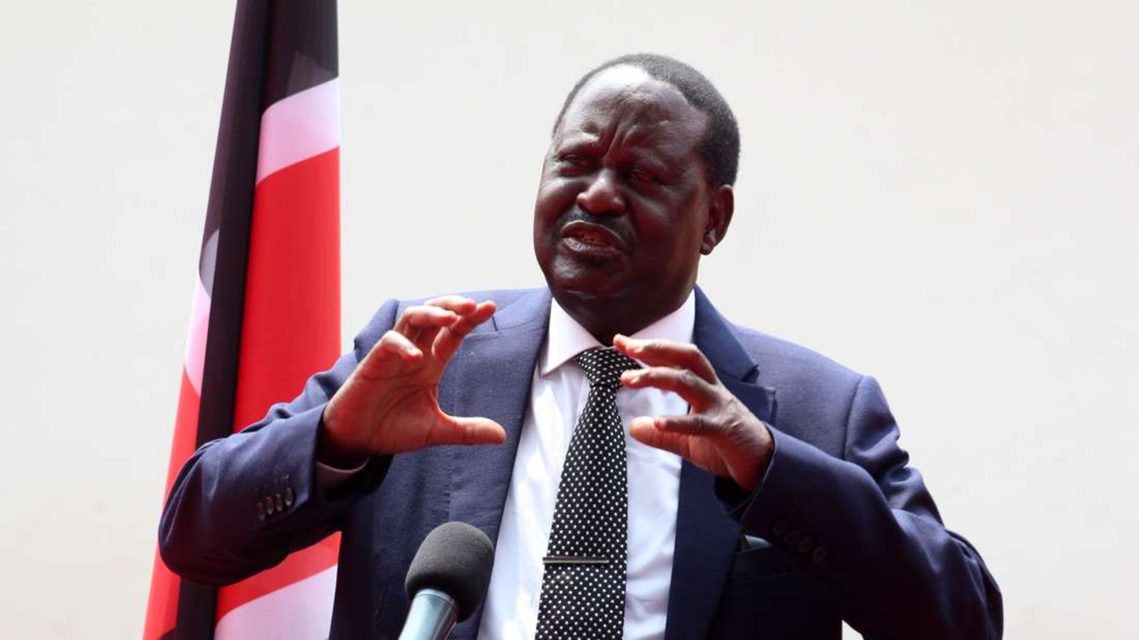 Kenya’s former Prime Minister Raila Odinga has tested negative for the coronavirus.Photo credit DENNIS ONSONGO.