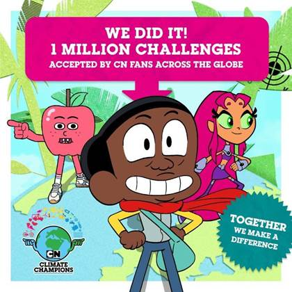 Cartoon Network's multi-award-winning Climate Champions campaign celebrates  1 million challenges accepted. - PAN AFRICAN VISIONS